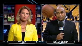 Next Story Image: Watch an NBA reporter get hit in the head by a ball on live TV